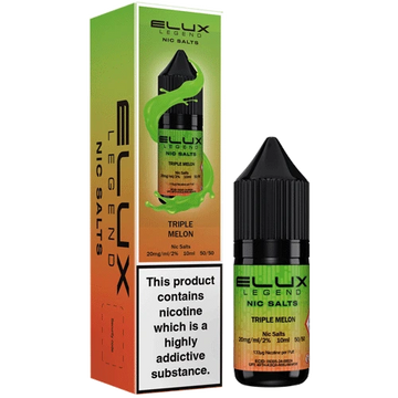 Elux NIC Triple Melon E-Liquid UK - Buy Elux Nicotine Vape Juice Online